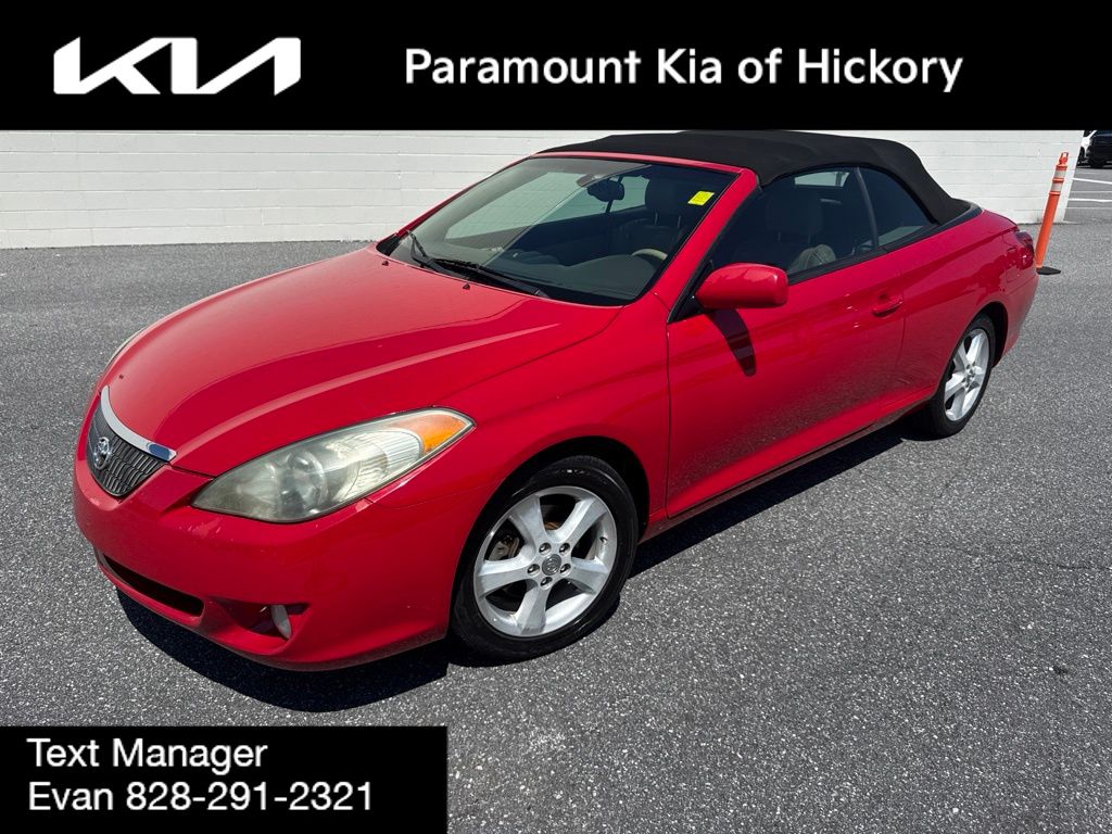 Absolutely Red 2005 Toyota Camry Solara Coupe Front-Wheel Drive 5-Speed Automatic Overdrive