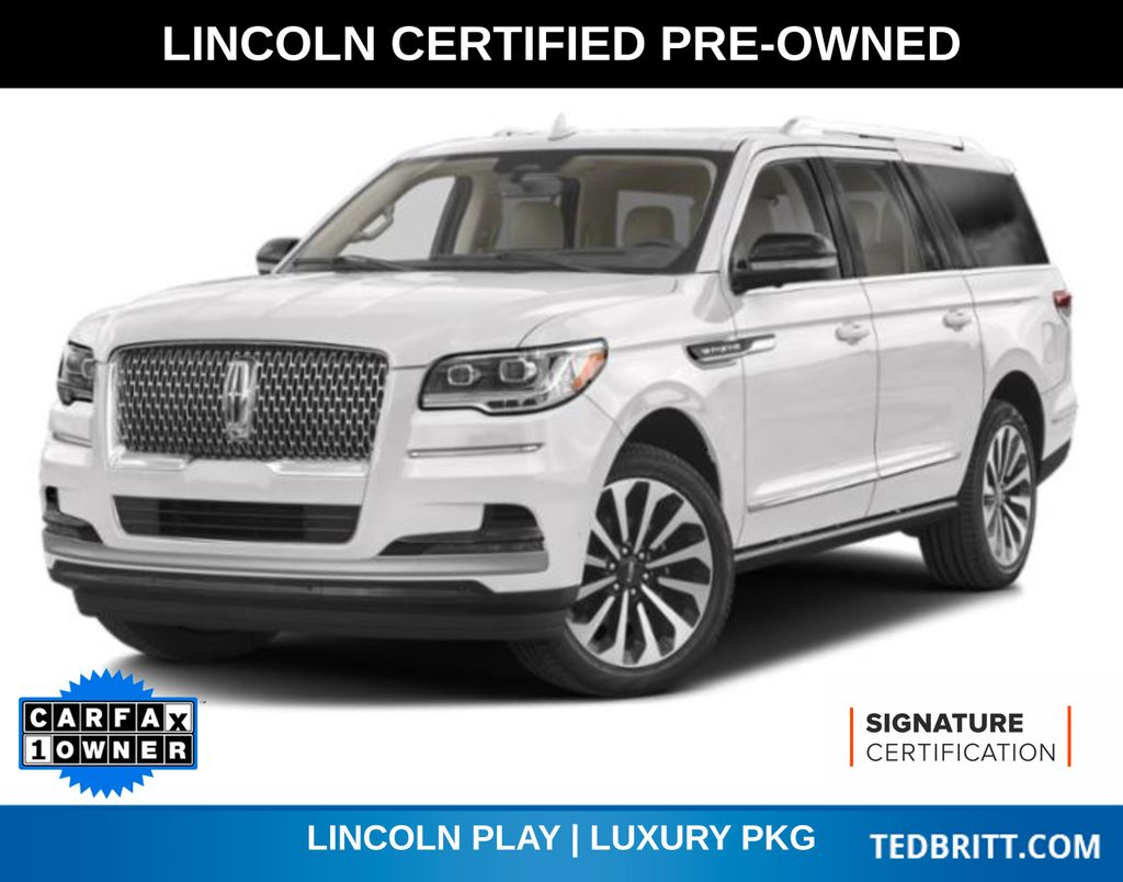 White Metallic 2023 Lincoln Navigator SUV / Crossover Four-Wheel Drive Automatic