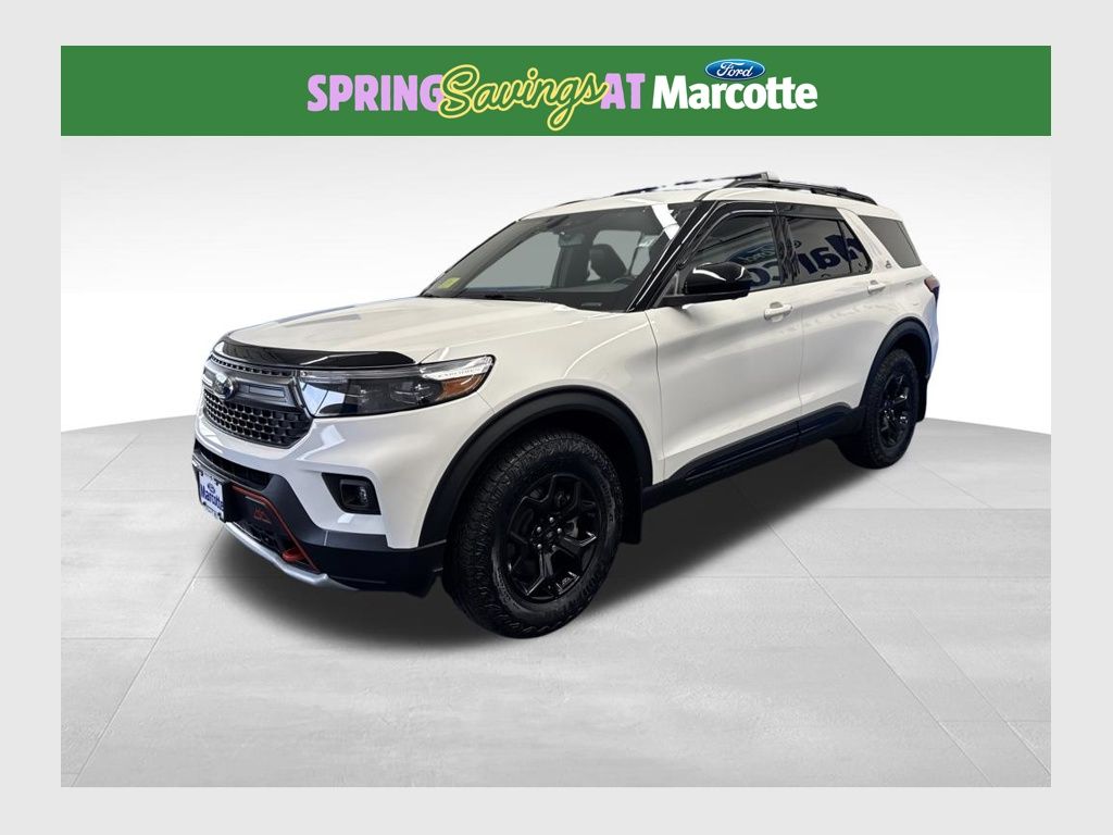 Star White Metallic Tri-Coat 2022 Ford Explorer Timberline AWD SUV / Crossover All-Wheel Drive Automatic