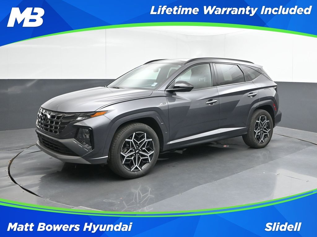 Titanium Gray 2024 Hyundai Tucson Hybrid SUV / Crossover All-Wheel Drive 6-Speed Automatic