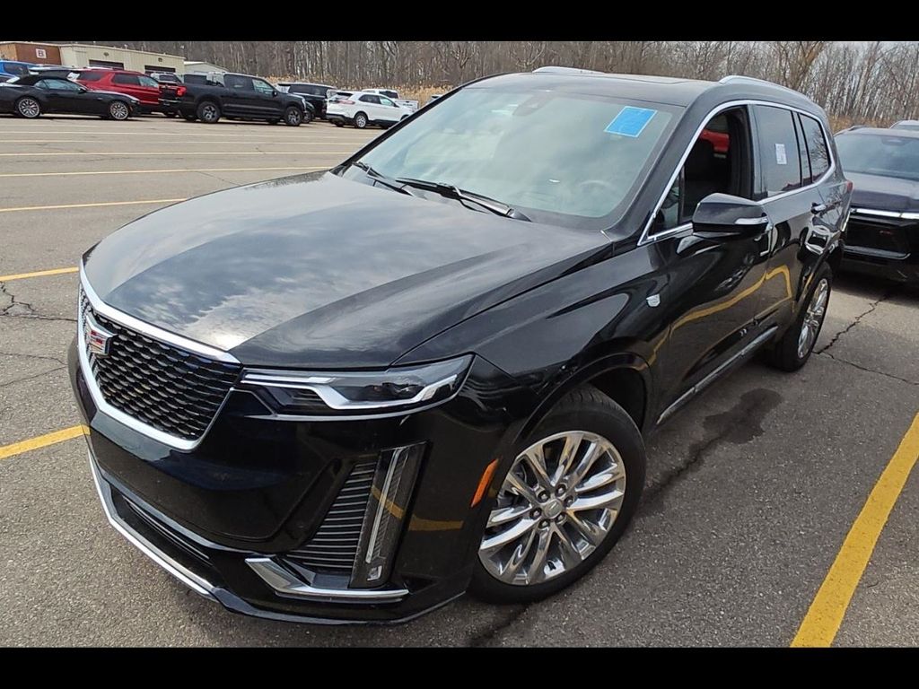 Stellar Black Metallic 2025 Cadillac XT6 Premium Luxury AWD SUV / Crossover Four-Wheel Drive 9-Speed Automatic