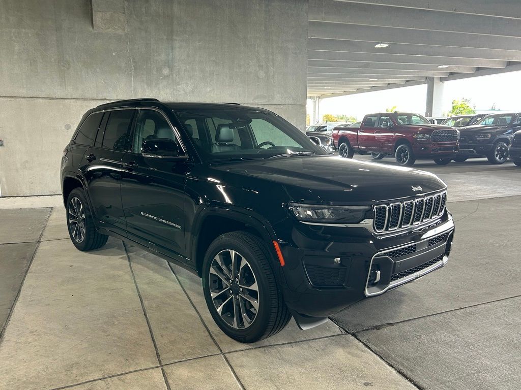 Certified 2024 Jeep Grand Cherokee Overland with VIN 1C4RJHDG8RC160424 for sale in Miami, FL