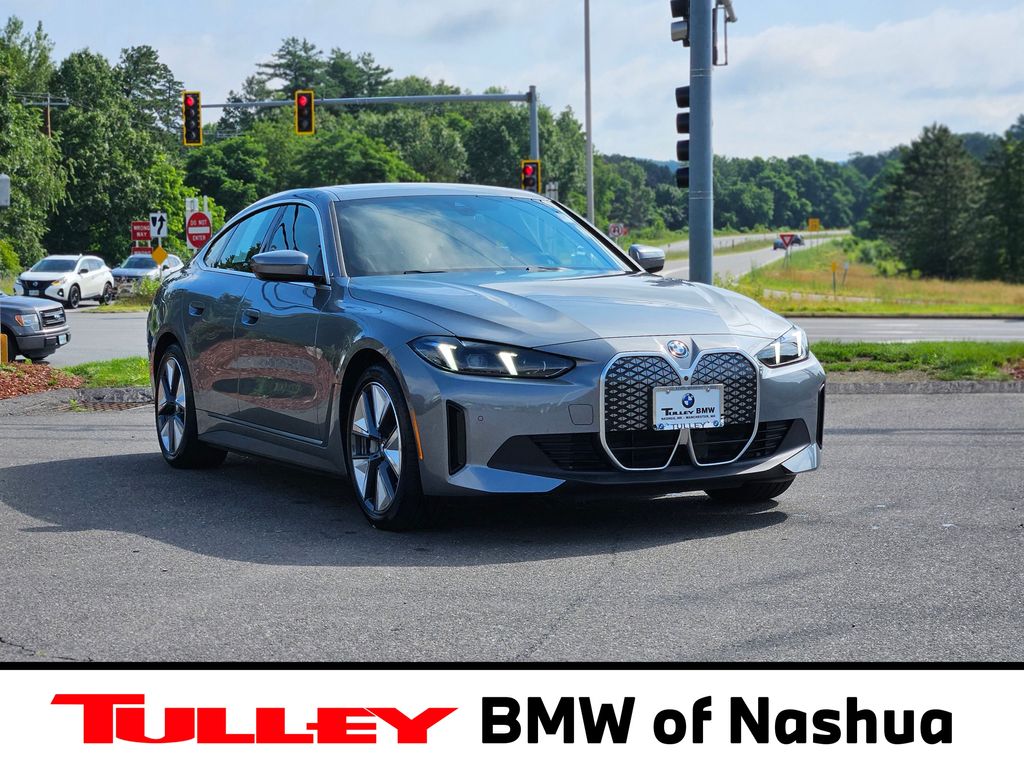 Gray (Skyscraper Grey Metallic) 2025 BMW i4 Sedan All-Wheel Drive Automatic