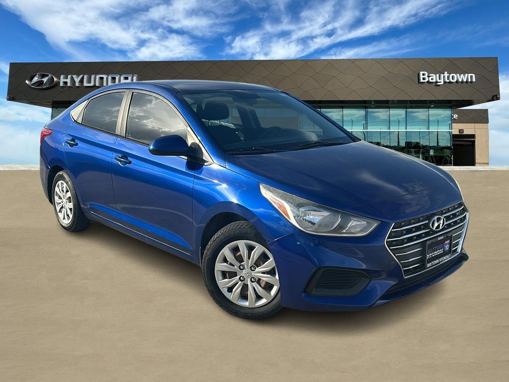 Admiral Blue Pearl 2019 Hyundai Accent Sedan Front-Wheel Drive 6-Speed Automatic