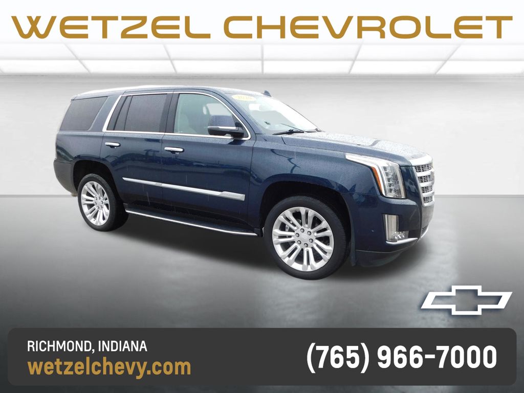 Dark Adriatic Blue Metallic 2020 Cadillac Escalade Luxury 4WD SUV / Crossover Four-Wheel Drive