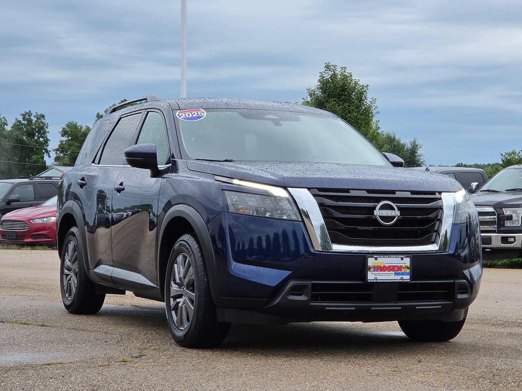 Deep Ocean Blue Pearl 2025 Nissan Pathfinder SUV / Crossover All-Wheel Drive 9-Speed Automatic
