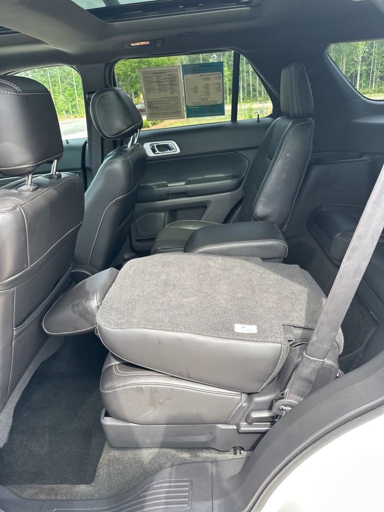 2014 White Platinum Clearcoat Metallic Ford Explorer Sport 4X4 SUV