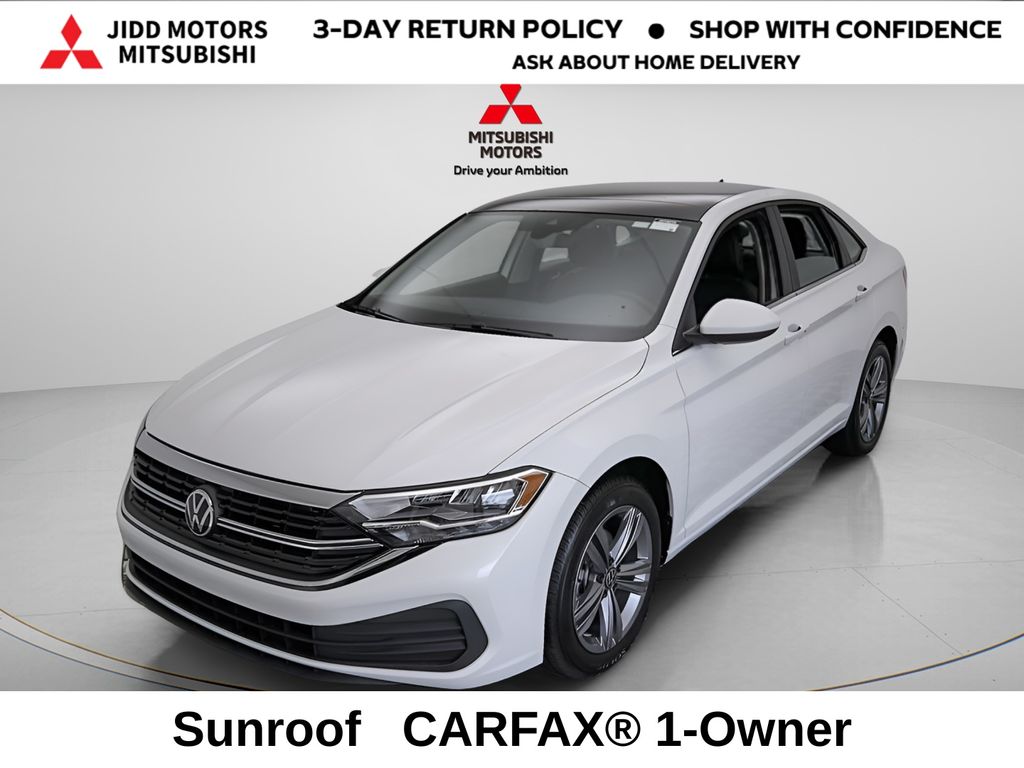 Opal White 2024 Volkswagen Jetta SE FWD Sedan Front-Wheel Drive 8-Speed Automatic