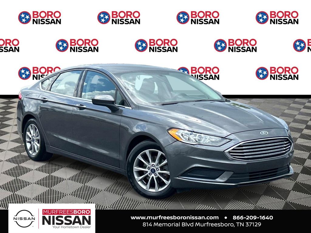 Gray (Magnetic) 2017 Ford Fusion Sedan Front-Wheel Drive 6-Speed Automatic