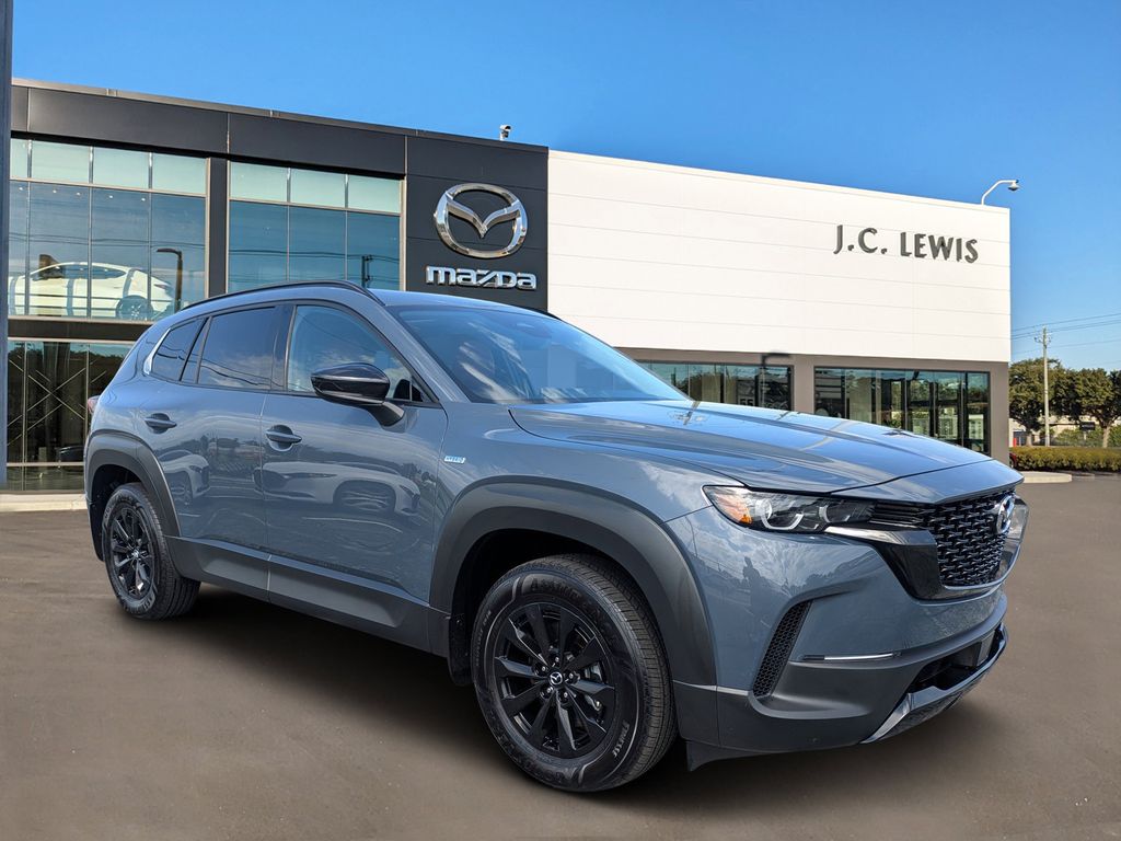 Polymetal Gray Metallic 2025 Mazda CX-50 Hybrid Premium AWD SUV / Crossover All-Wheel Drive Continuously Variable Transmission