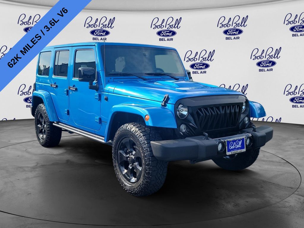 Hydro Blue Pearl Coat 2015 Jeep Wrangler SUV / Crossover 5-Speed Automatic