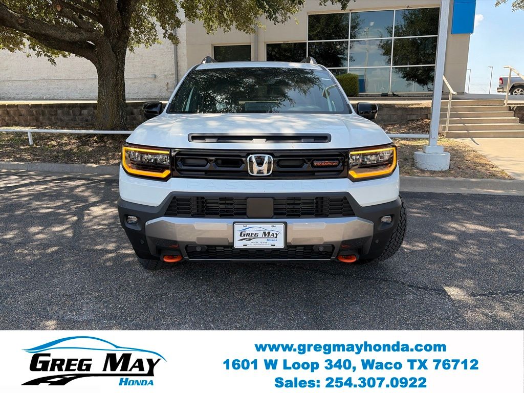 2026 Honda Passport TrailSport White at Greg May Honda