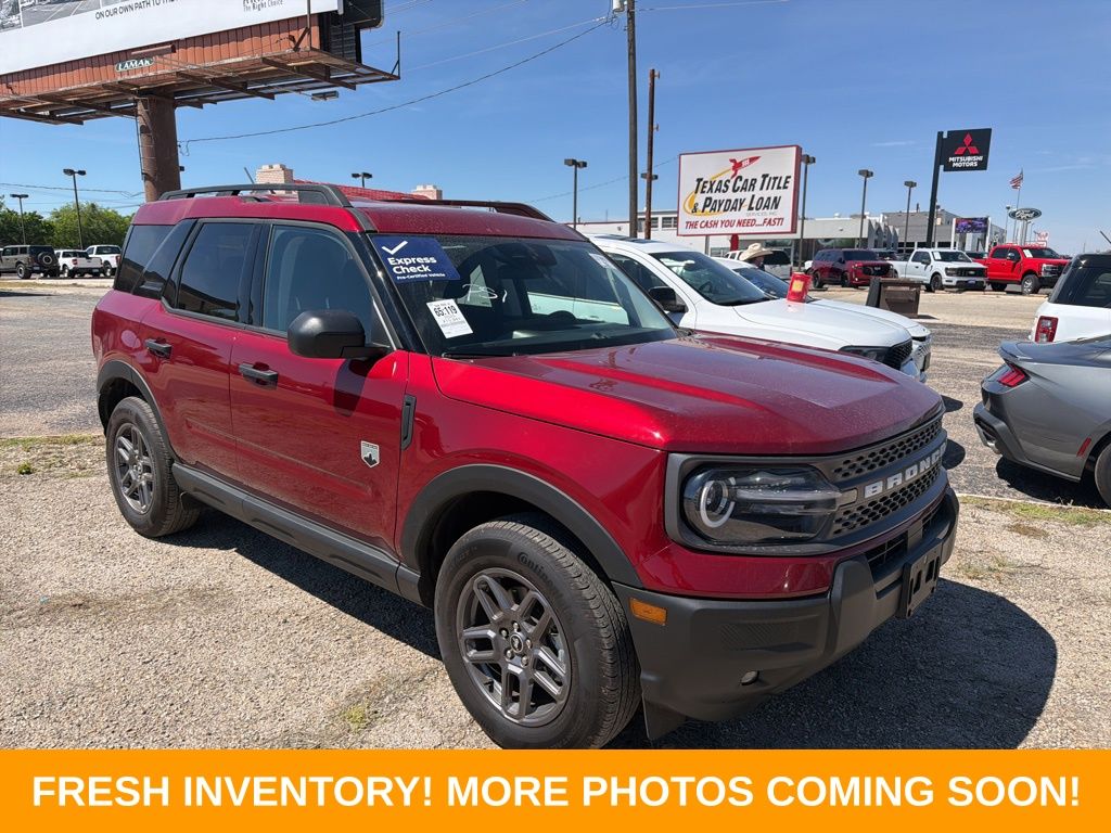 Ruby Red Metallic 2025 Ford Bronco Sport Big Bend AWD SUV / Crossover All-Wheel Drive 8-Speed Automatic