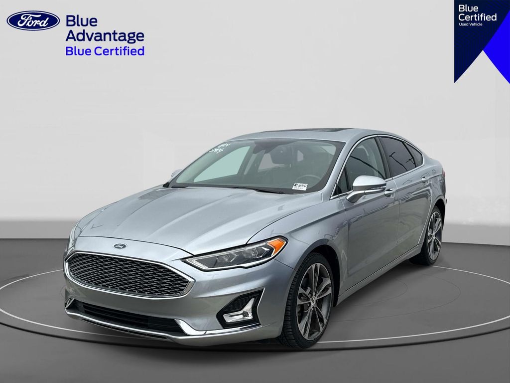 Iconic Silver Metallic 2020 Ford Fusion Sedan All-Wheel Drive 6-Speed Automatic