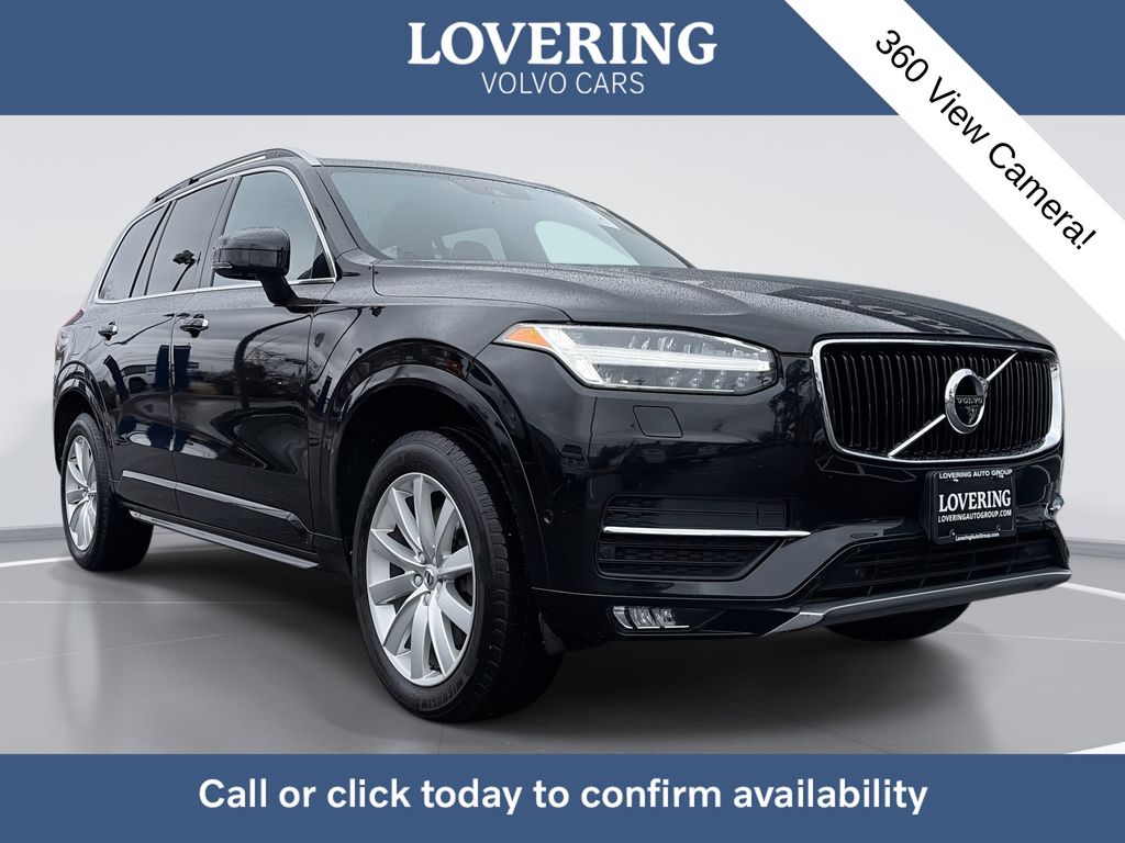 Onyx Black Metallic 2018 Volvo XC90 T6 Momentum AWD SUV / Crossover All-Wheel Drive Automatic