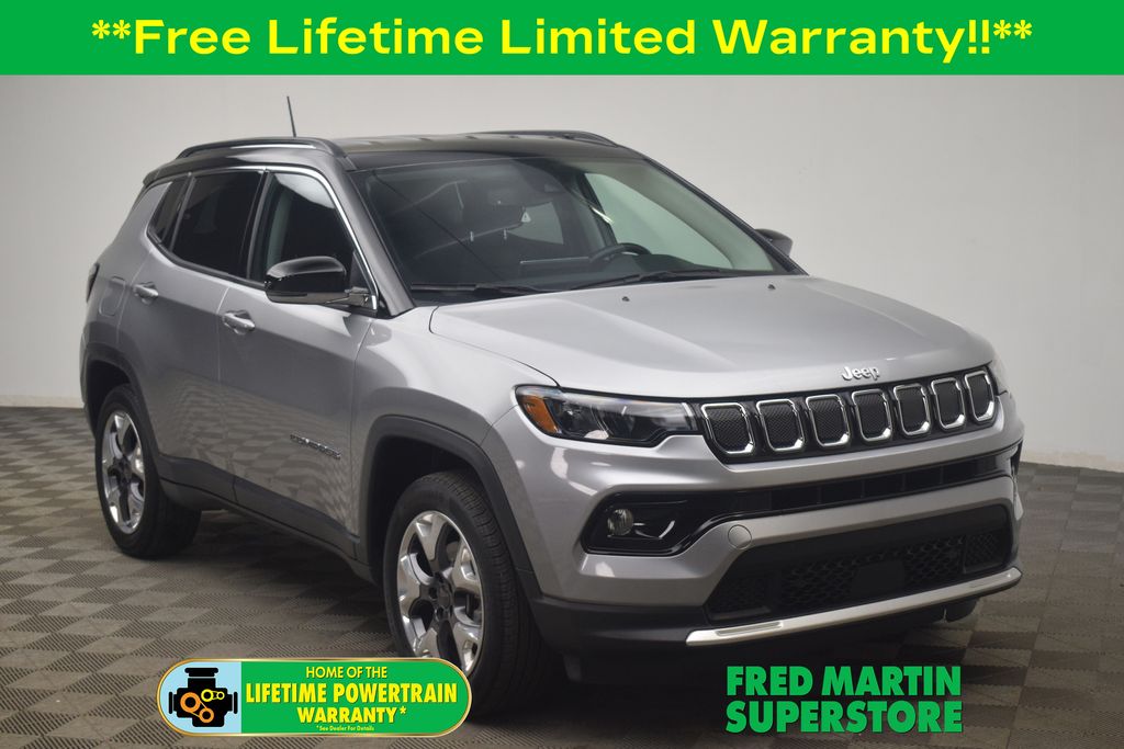used 2022 Jeep Compass car, priced at $21,600