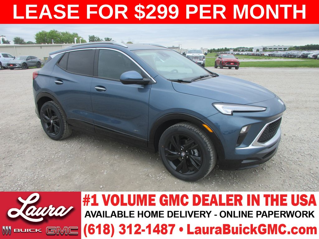 Ocean Blue Metallic 2026 Buick Encore GX SUV / Crossover Front-Wheel Drive Continuously Variable Transmission