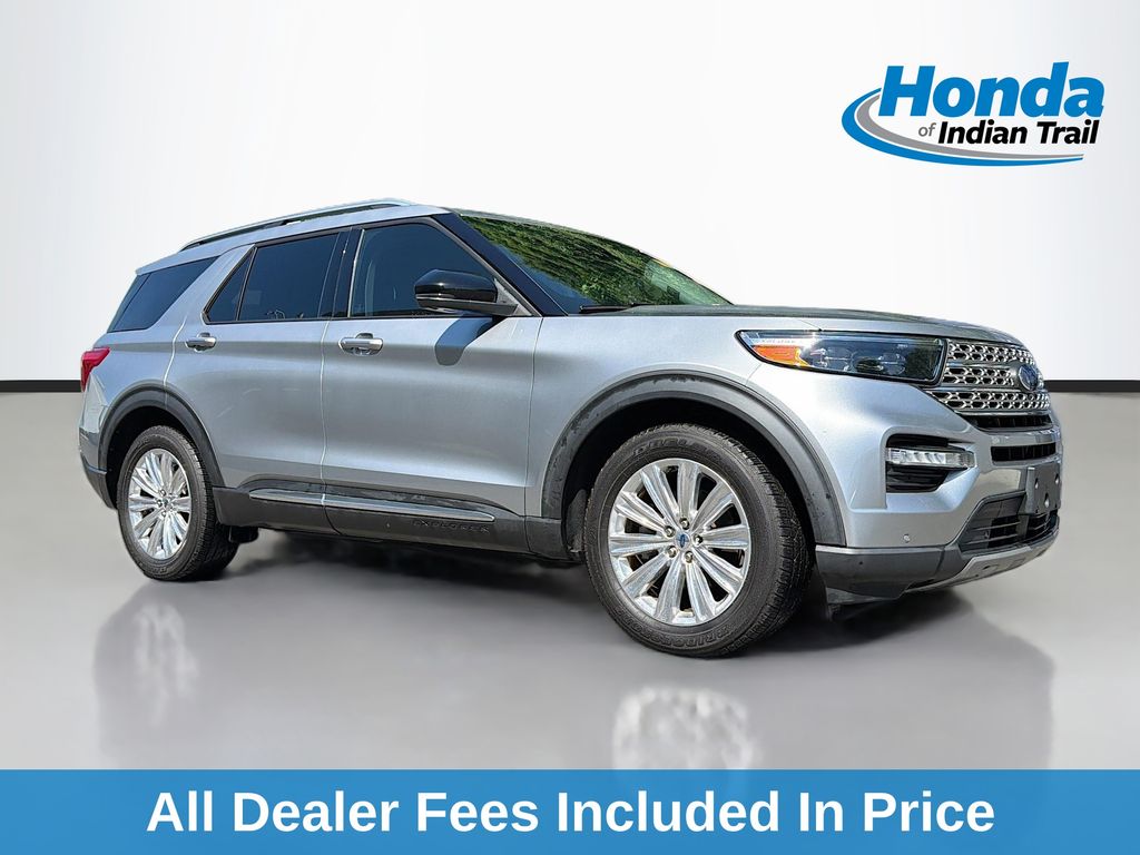 Silver Metallic 2022 Ford Explorer Limited RWD SUV / Crossover Rear-Wheel Drive Automatic