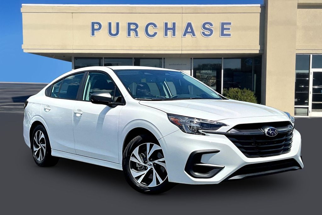 Crystal White Pearl 2025 Subaru Legacy Sedan All-Wheel Drive Continuously Variable Transmission