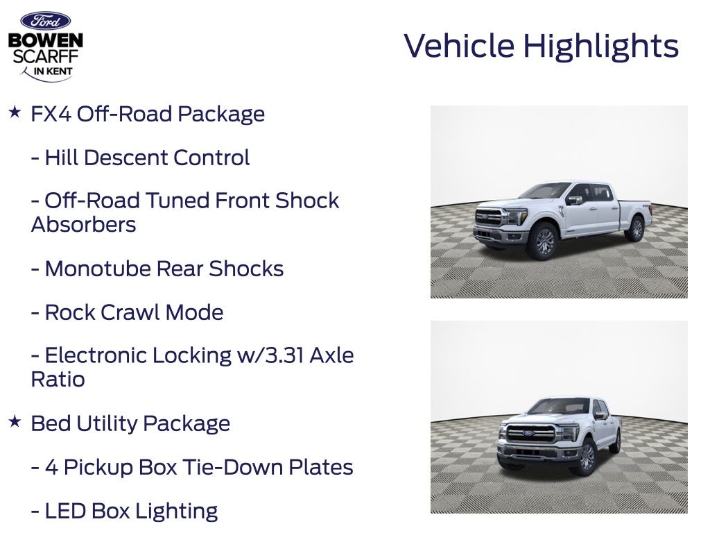 New 2025 Ford F-150 SuperCrew 6.5' Box Lariat