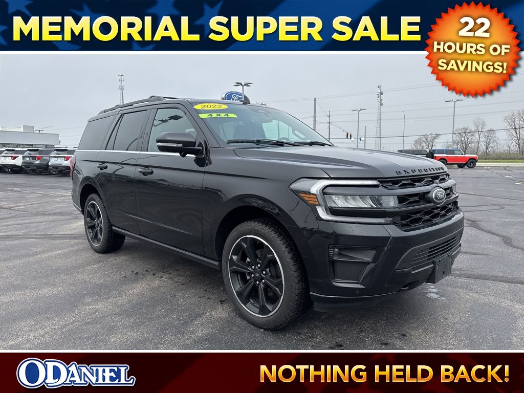 Agate Black Metallic 2022 Ford Expedition Limited 4WD SUV / Crossover Four-Wheel Drive Automatic