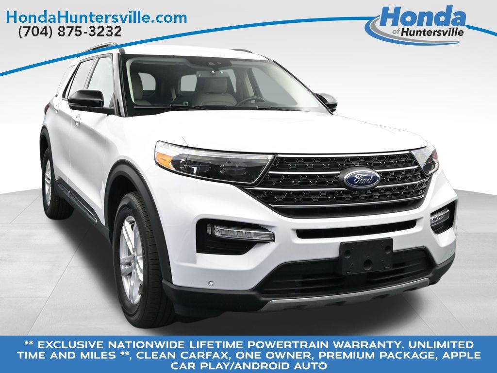 Oxford White 2023 Ford Explorer SUV / Crossover All-Wheel Drive Automatic
