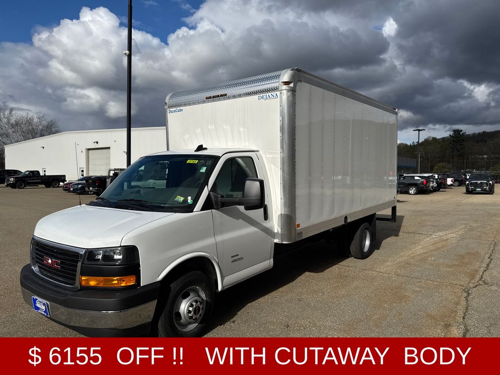 Summit White 2026 GMC Savana Chassis Van Rear-Wheel Drive 8-Speed Automatic