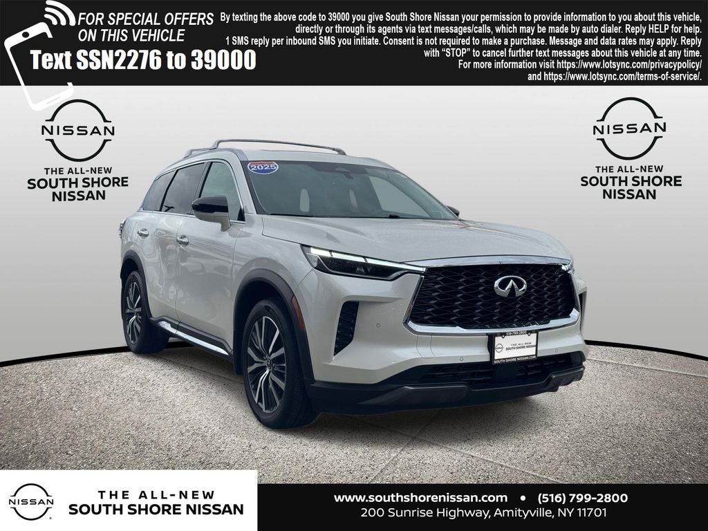 Majestic 2025 INFINITI QX60 Sensory AWD SUV / Crossover All-Wheel Drive 9-Speed Automatic