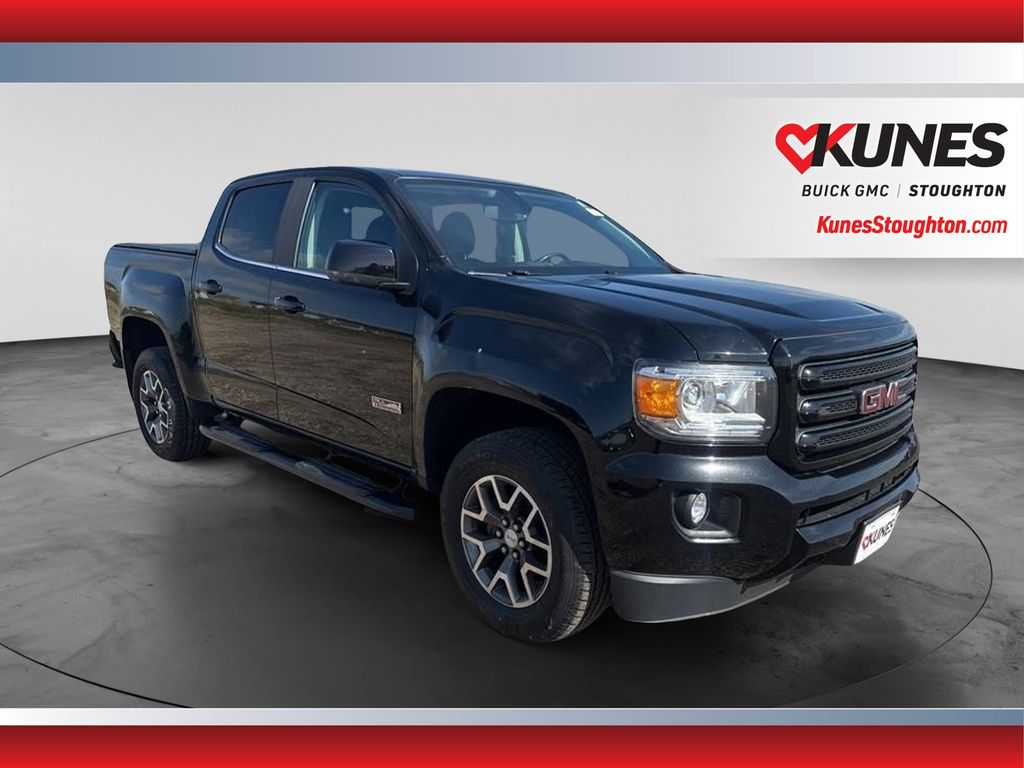 Onyx Black 2018 GMC Canyon Pickup Truck Four-Wheel Drive 8-Speed Automatic