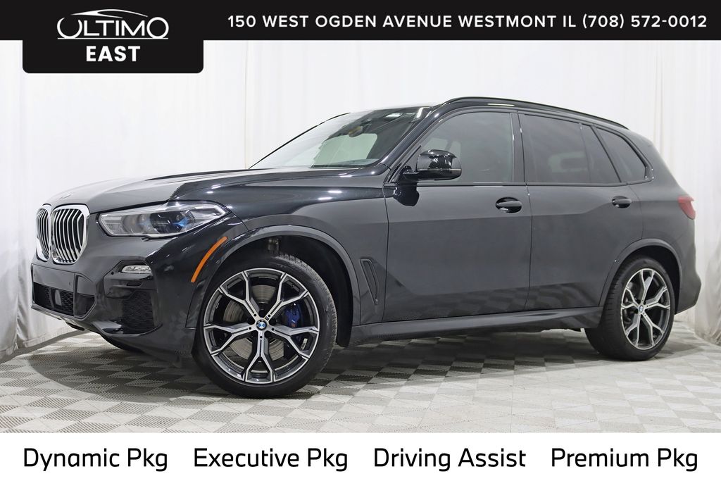 Black Sapphire Metallic 2019 BMW X5 SUV / Crossover All-Wheel Drive 8-Speed Automatic