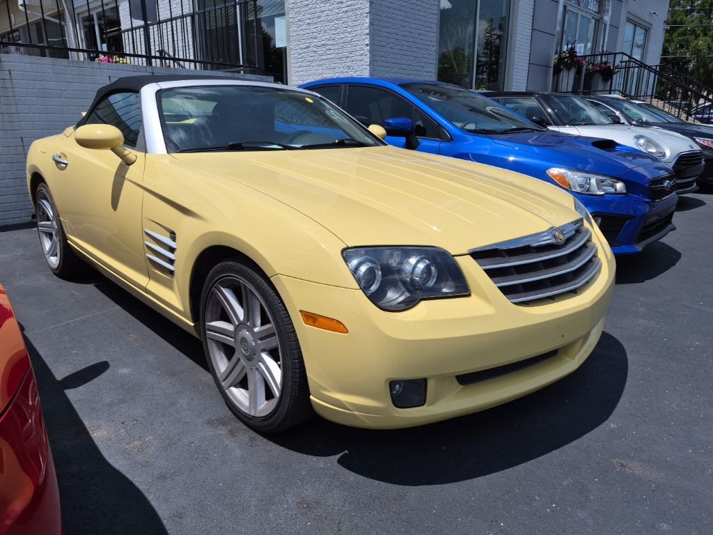 Classic Yellow 2005 Chrysler Crossfire Convertible Rear-Wheel Drive 5-Speed Automatic