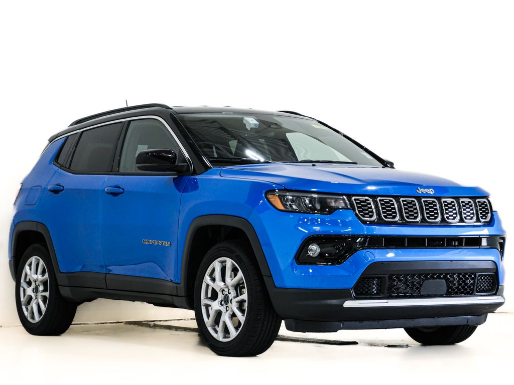 Hydro Blue Pearlcoat 2025 Jeep Compass Limited 4WD SUV / Crossover Four-Wheel Drive 8-Speed Automatic