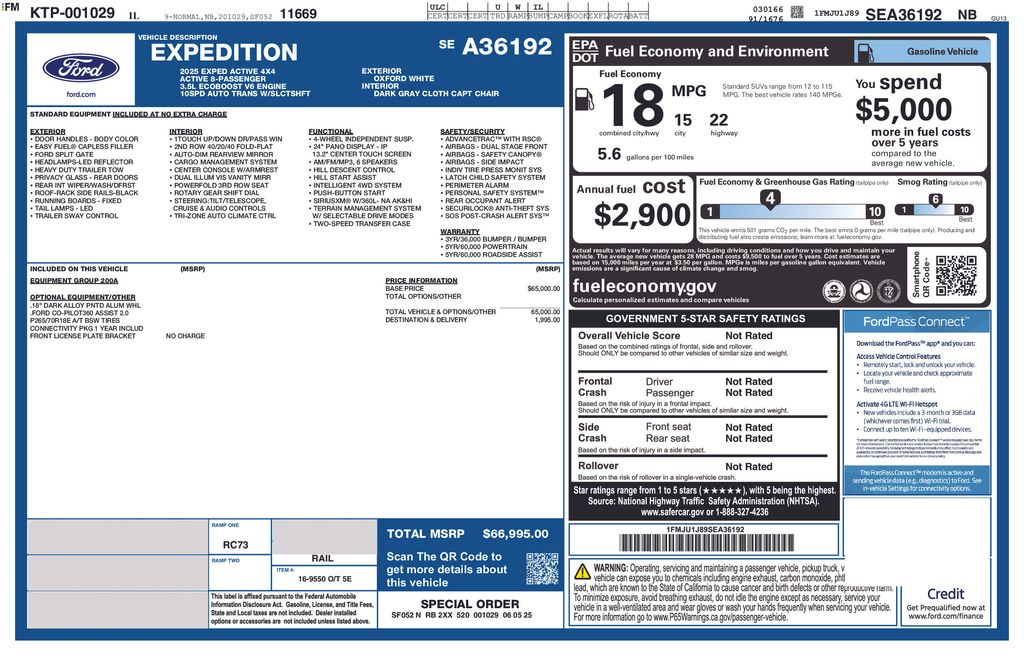 Used 2025 Ford Expedition SUV