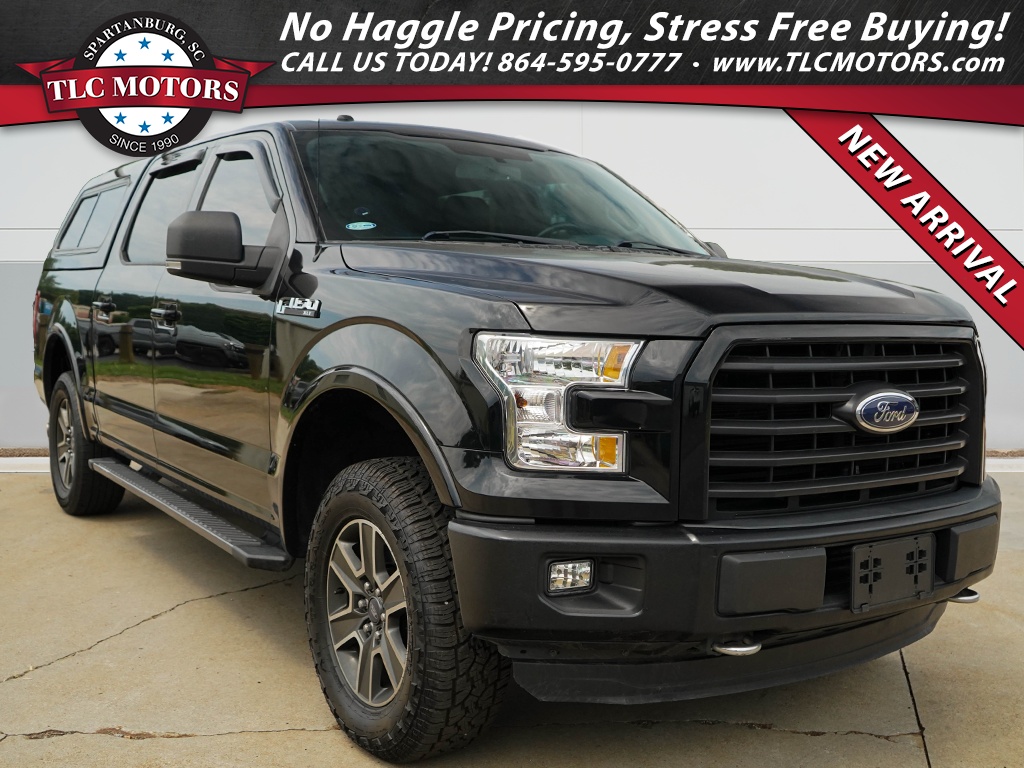 Shadow Black 2016 Ford F-150 Pickup Truck Four-Wheel Drive 6-Speed Automatic