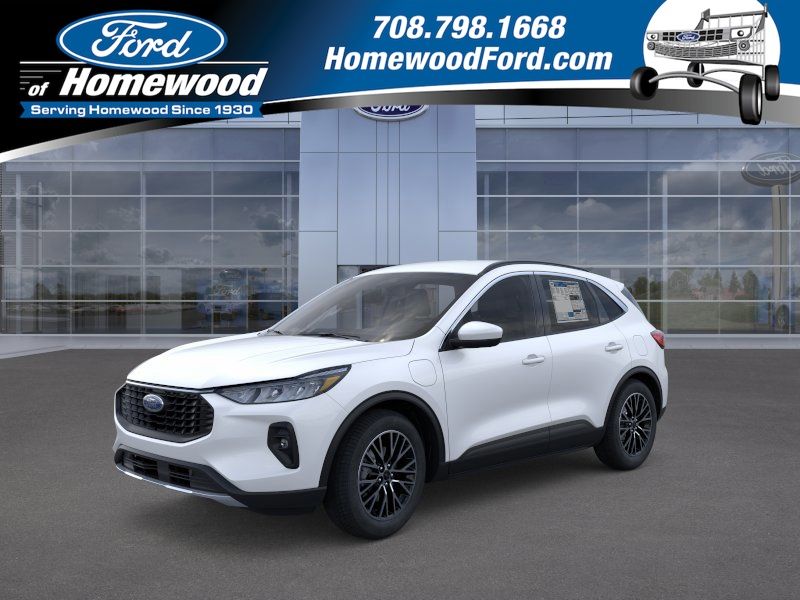 Star White Metallic Tri-Coat 2026 Ford Escape Hybrid Plug-in FWD SUV / Crossover Front-Wheel Drive Continuously Variable Transmission
