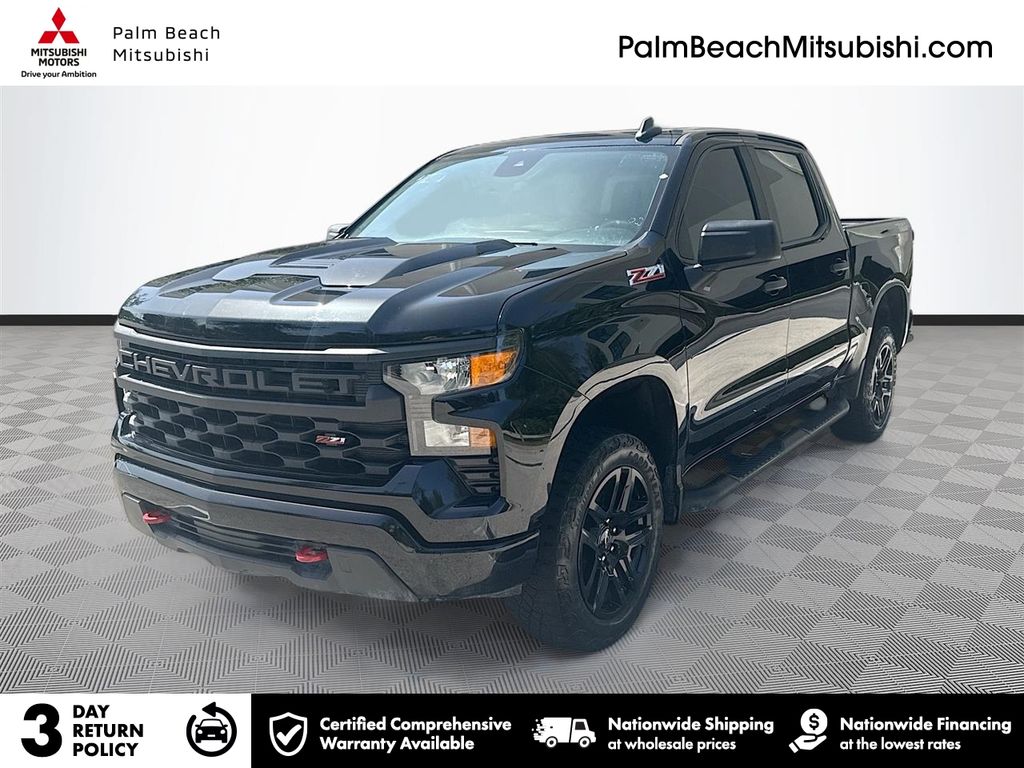 Black 2023 Chevrolet Silverado 1500 Pickup Truck Four-Wheel Drive 8-Speed Automatic