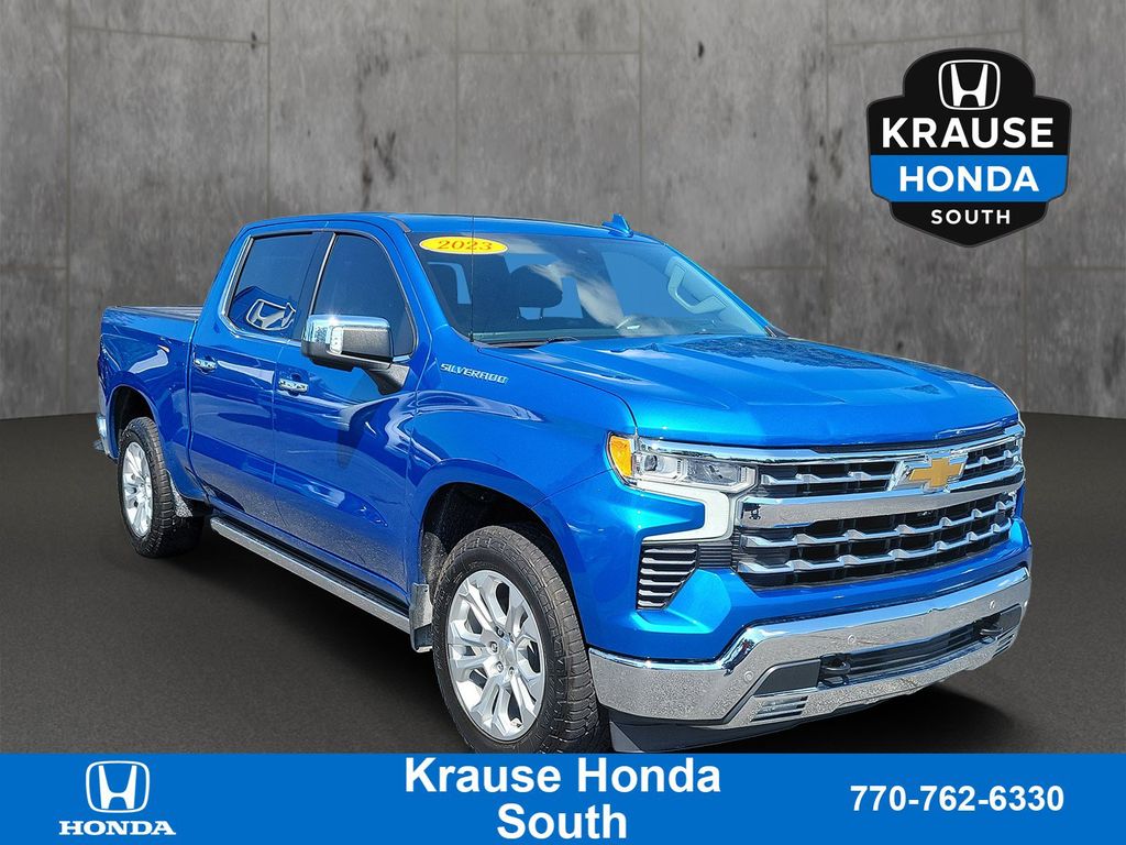 Glacier Blue Metallic 2023 Chevrolet Silverado 1500 Pickup Truck 4X2 Automatic