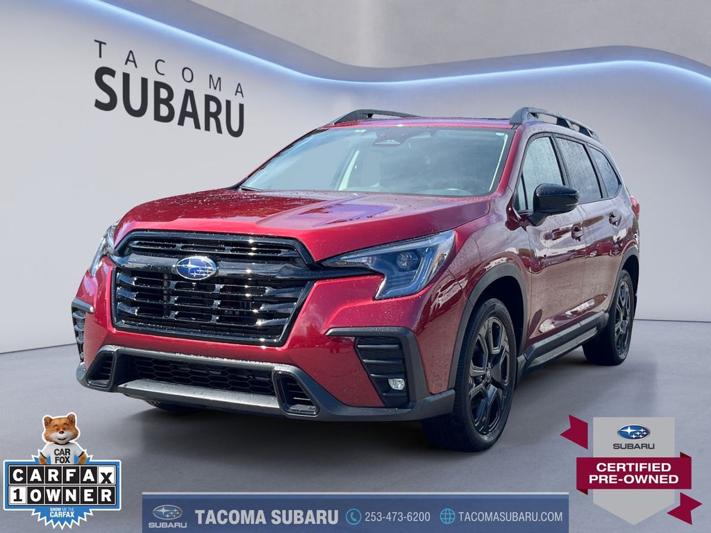 Crimson Red Pearl 2025 Subaru Ascent SUV / Crossover All-Wheel Drive Continuously Variable Transmission