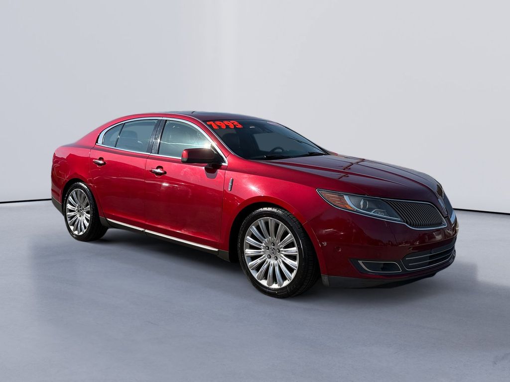 Ruby Red 2013 Lincoln MKS Sedan All-Wheel Drive 6-Speed Automatic