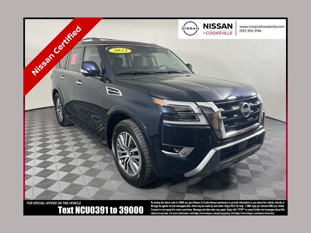 Blue Pearl 2023 Nissan Armada SL 4WD SUV / Crossover Four-Wheel Drive 7-Speed Automatic