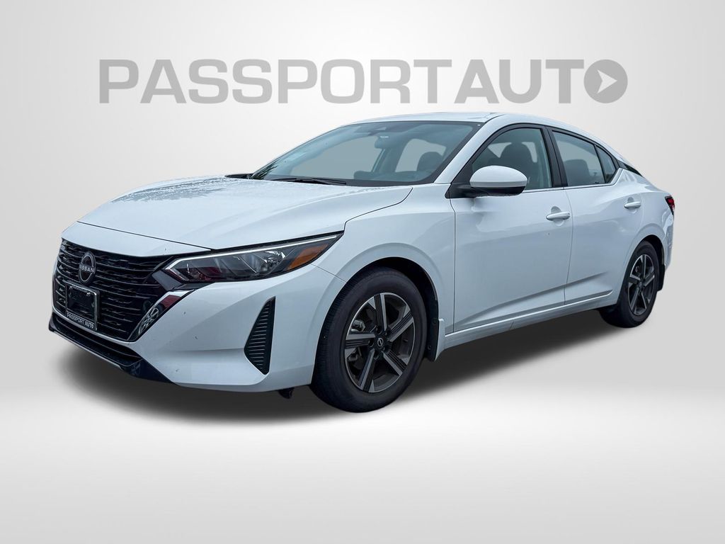 White (Fresh Powder) 2025 Nissan Sentra SV FWD Sedan Front-Wheel Drive Continuously Variable Transmission