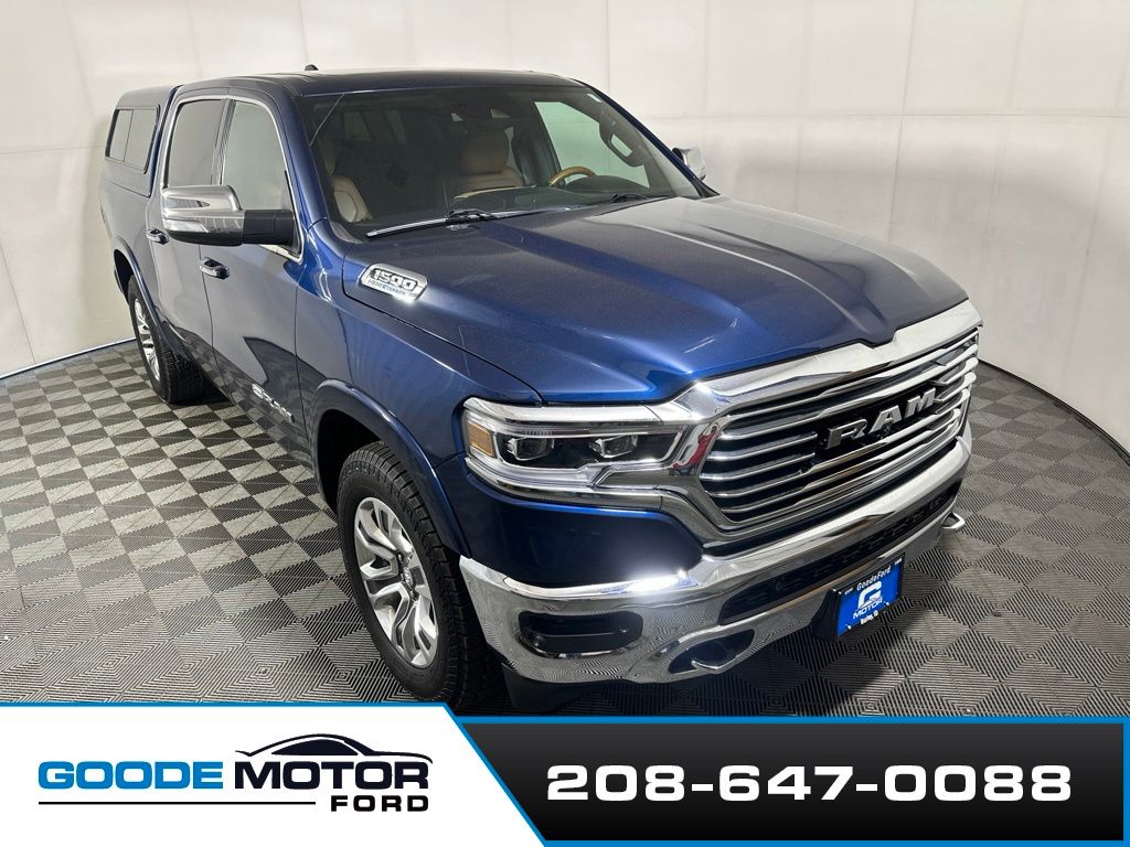 Patriot Blue Pearlcoat 2021 RAM 1500 Pickup Truck Four-Wheel Drive 8-Speed Automatic