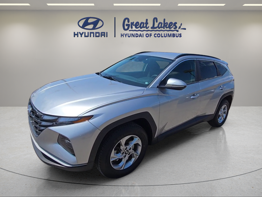 Shimmering Silver 2022 Hyundai Tucson SUV / Crossover All-Wheel Drive 8-Speed Automatic