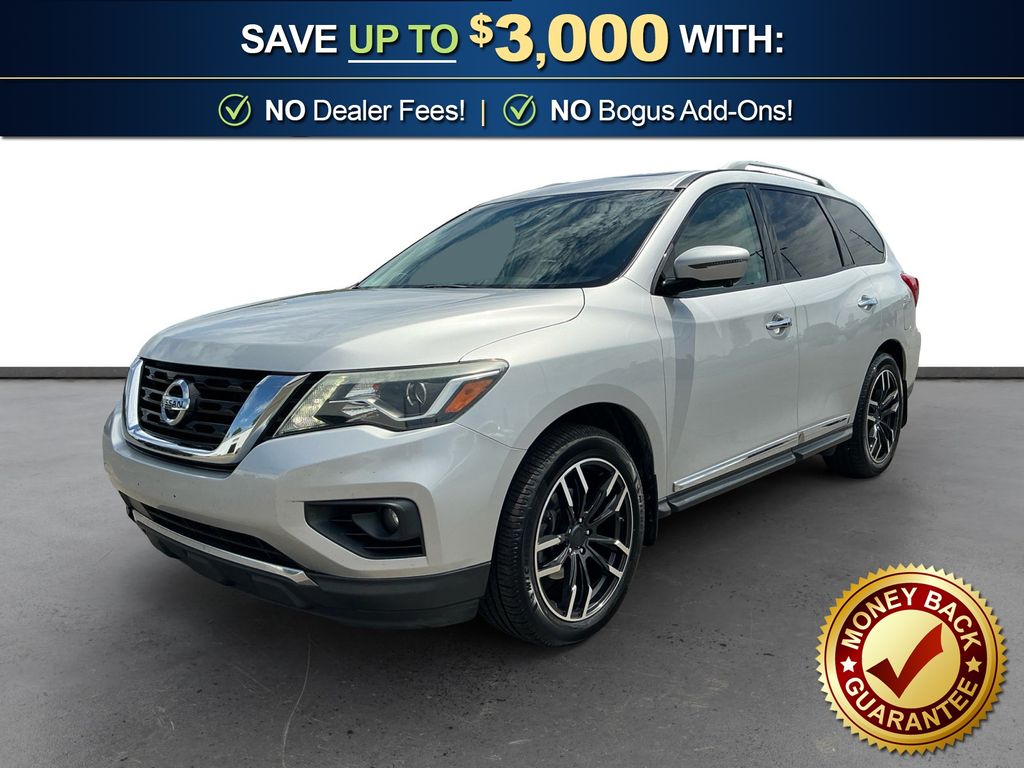 Brilliant Silver Metallic 2017 Nissan Pathfinder Platinum 4WD SUV / Crossover Four-Wheel Drive Continuously Variable Transmission