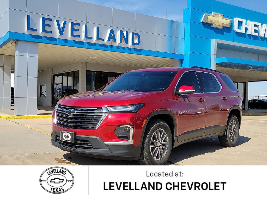 Radiant Red Tintcoat 2023 Chevrolet Traverse LT Cloth FWD SUV / Crossover Front-Wheel Drive 9-Speed Automatic