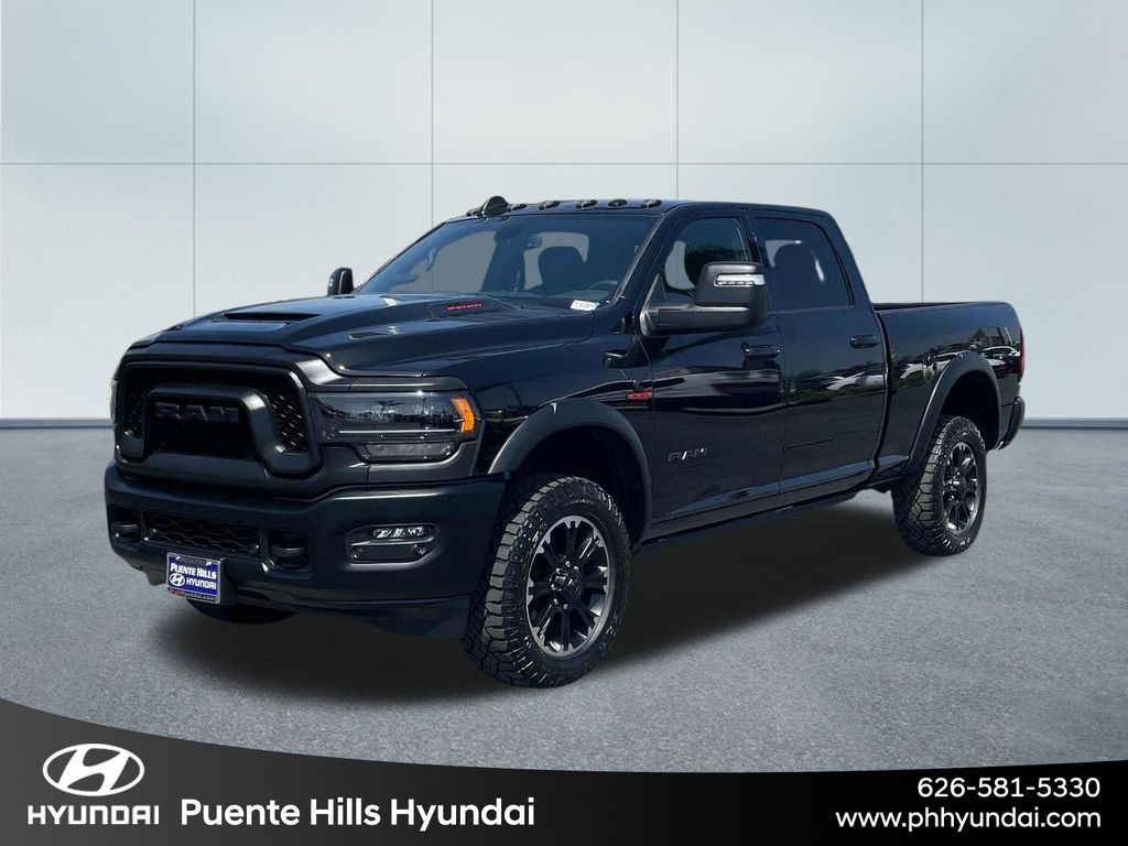 Diamond Black Crystal Pearlcoat 2024 RAM 2500 Pickup Truck Four-Wheel Drive 6-Speed Automatic