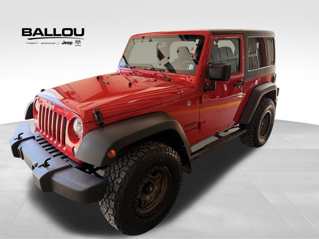 Firecracker Red Clearcoat 2018 Jeep Wrangler JK Sport 4WD SUV / Crossover Four-Wheel Drive 5-Speed Automatic