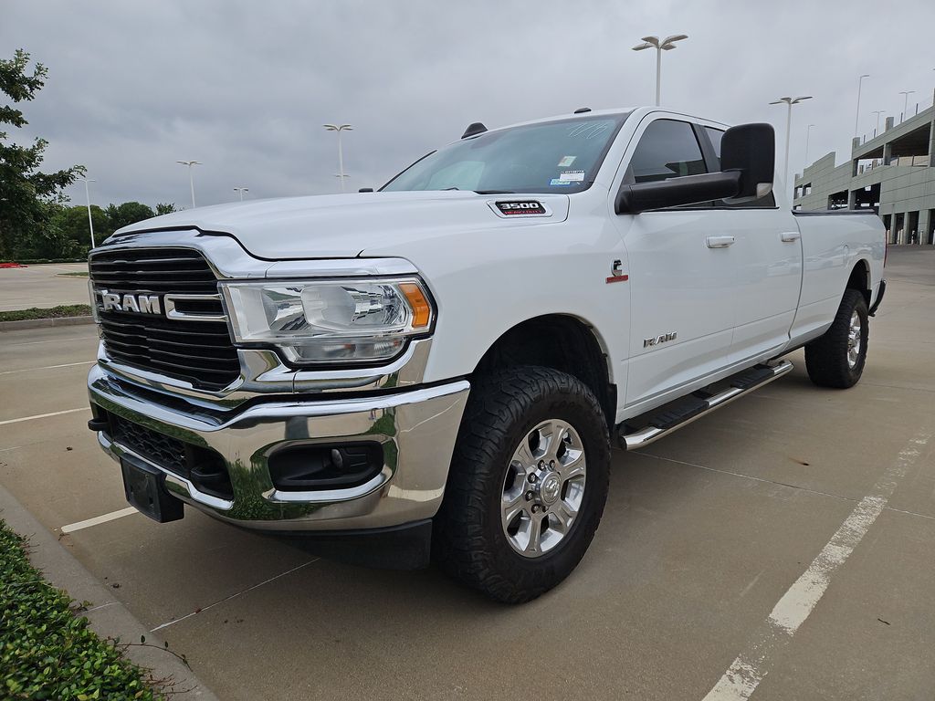 Bright White Clearcoat 2020 RAM 3500 Pickup Truck Four-Wheel Drive 6-Speed Automatic