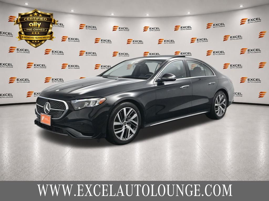 Black 2025 Mercedes-Benz E-Class Sedan Rear-Wheel Drive 9-Speed Automatic