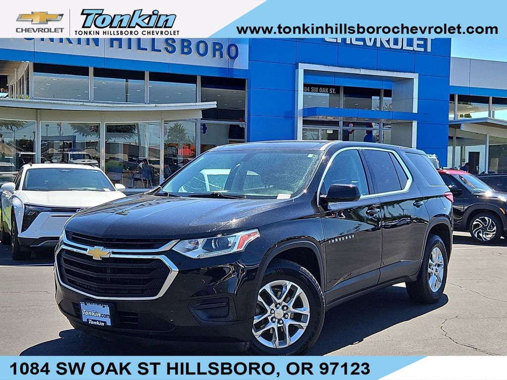 Mosaic Black Metallic 2018 Chevrolet Traverse LS AWD SUV / Crossover Four-Wheel Drive 9-Speed Automatic